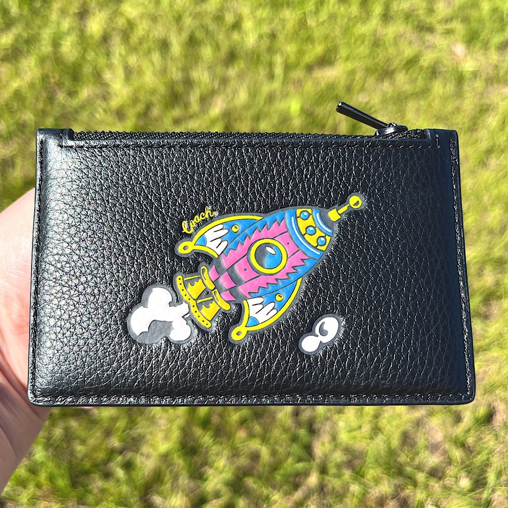 NWT Coach Rocket Card Holder
